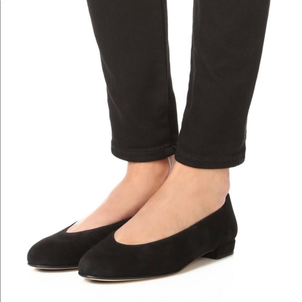 Stuart Weitzman Chicflat Suede Ballet Flats